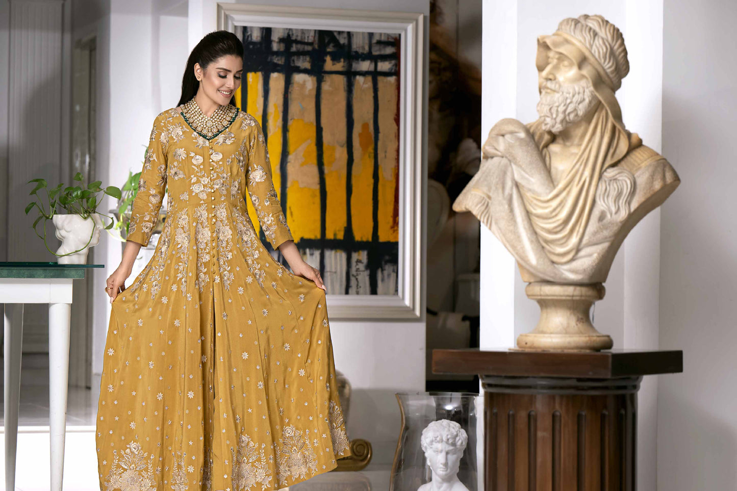 Nishat Linen - 2 Piece - Embroidered Suit - KFW23-08