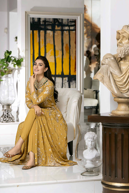 Nishat Linen - 2 Piece - Embroidered Suit - KFW23-08