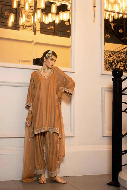 Nishat Linen - 3 Piece - Embroidered Suit - KFW23-09