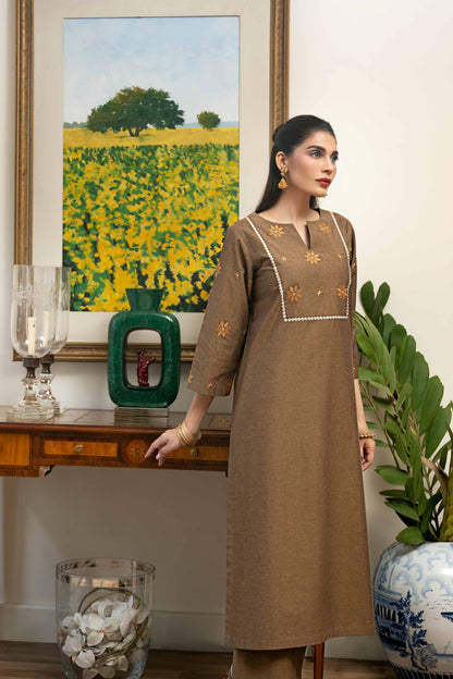 Nishat Linen - 2 Piece - Embroidered Suit - KFW23-101