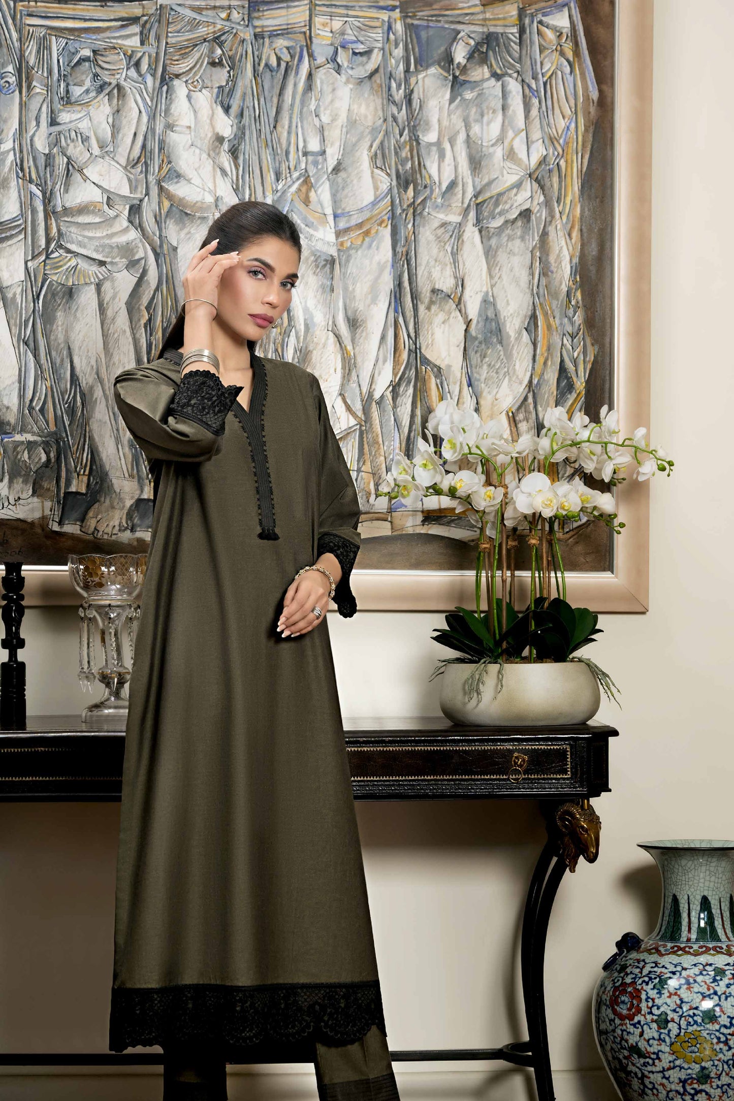 Nishat Linen - 2 Piece - Embroidered Suit - KFW23-102