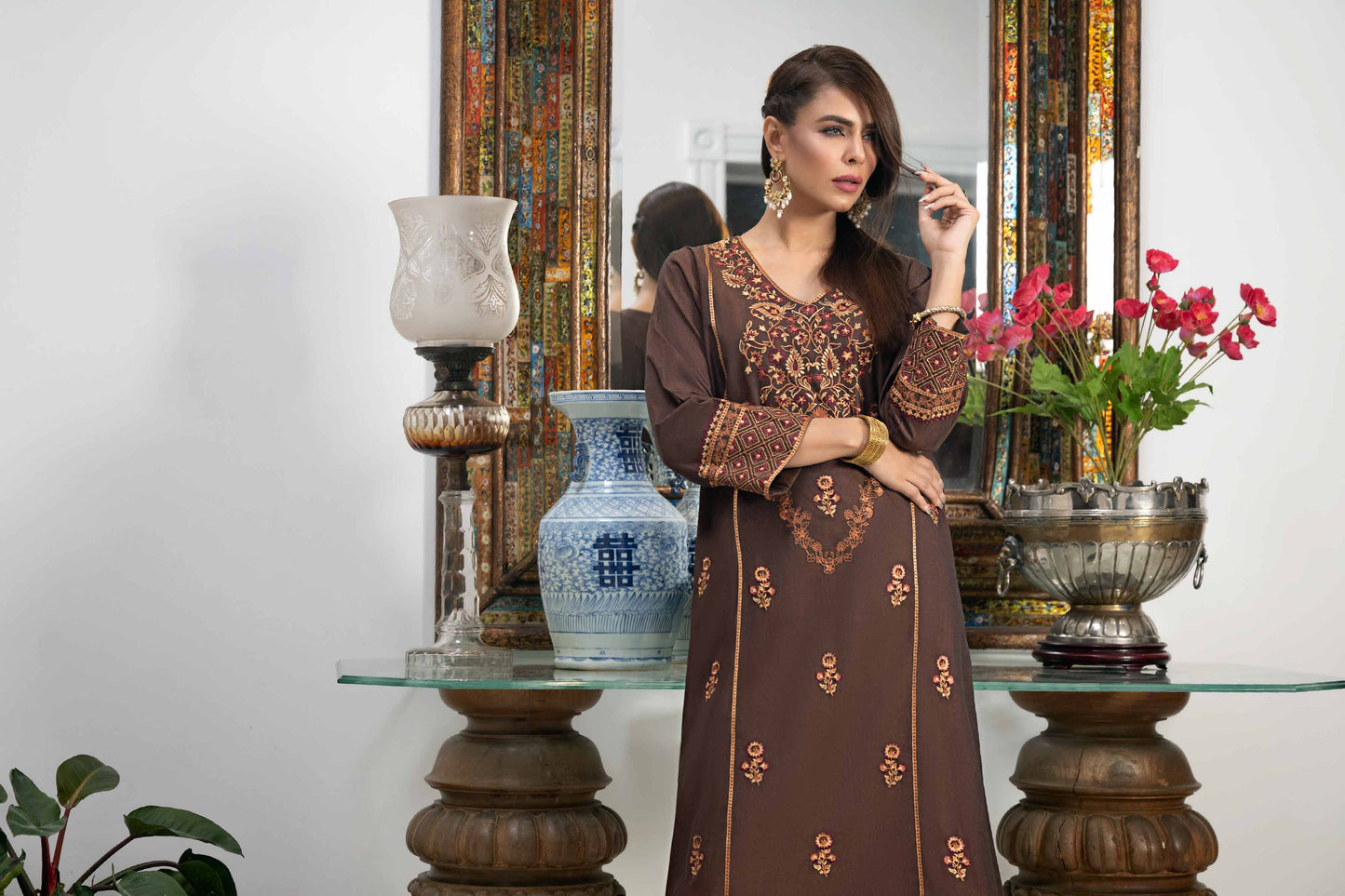Nishat Linen - 2 Piece - Embroidered Suit - KFW23-104