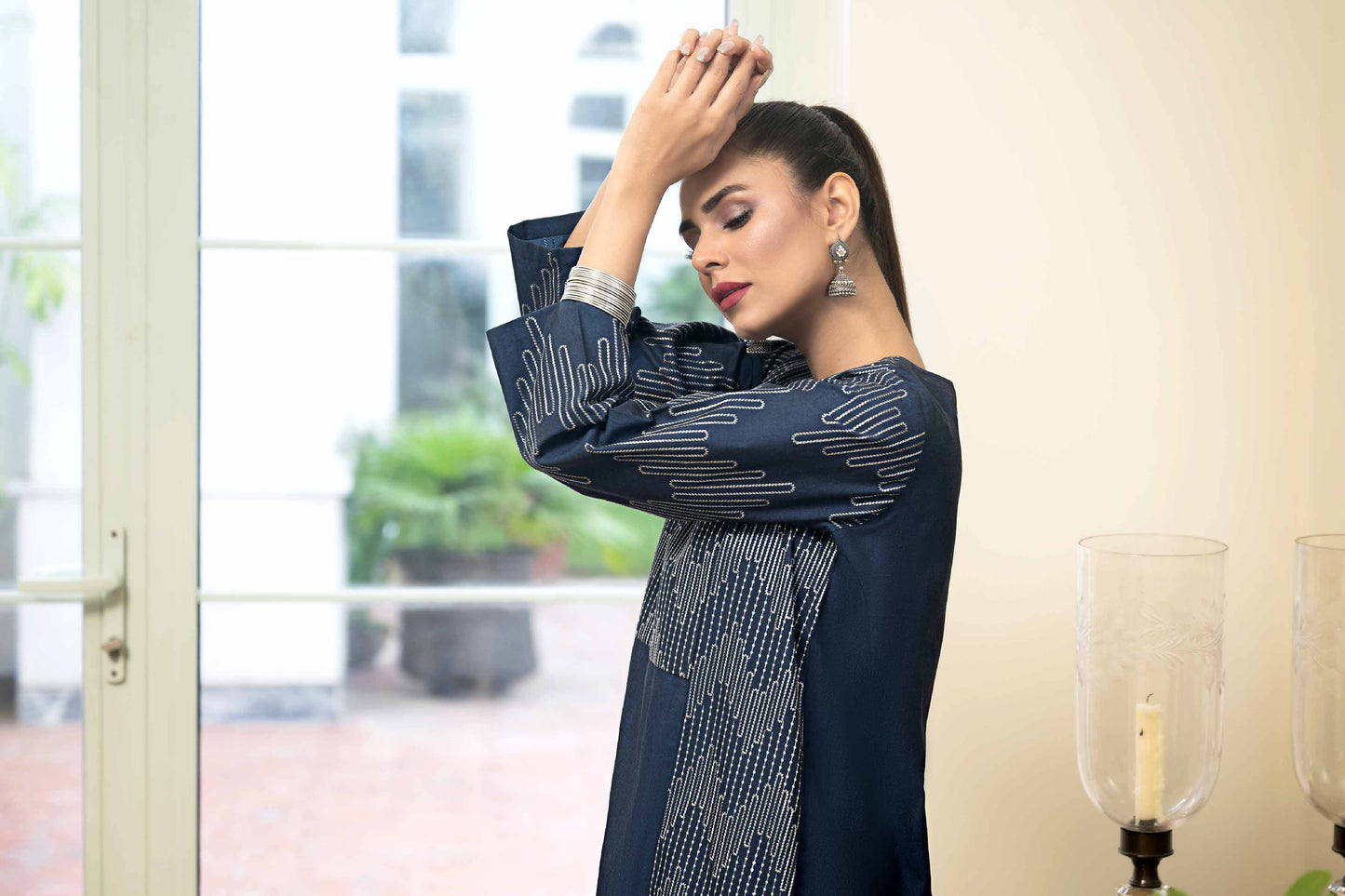Nishat Linen - 2 Piece - Embroidered Suit - KFW23-106