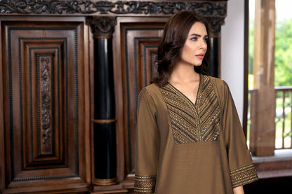 Nishat Linen - 2 Piece - Embroidered Suit - KFW23-107