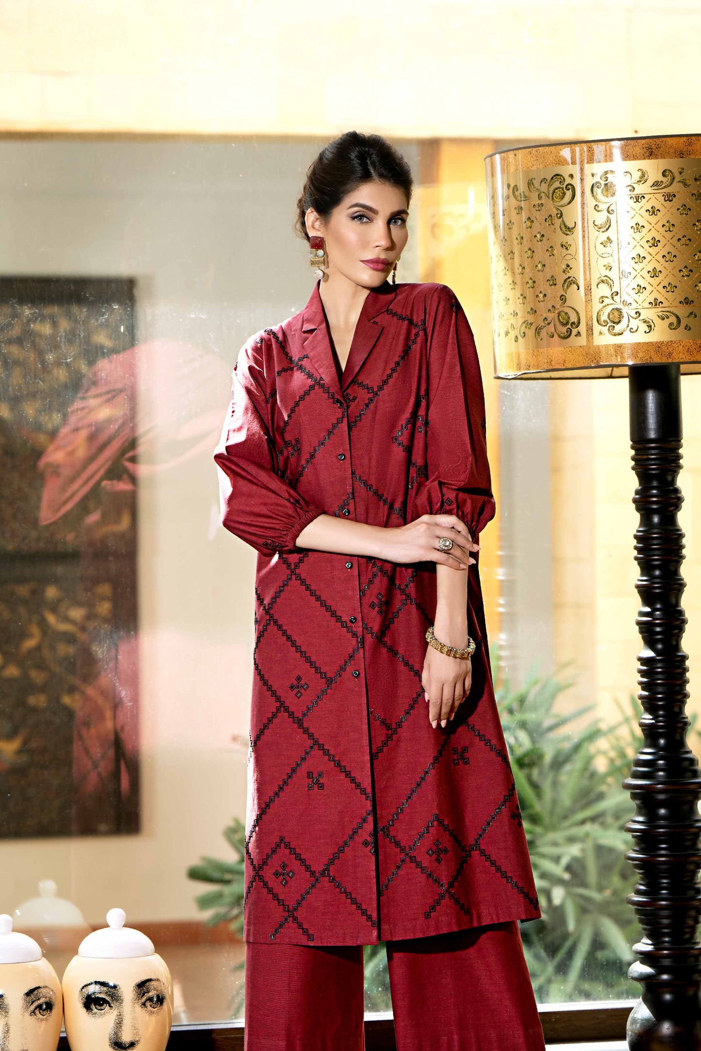 Nishat Linen - 2 Piece - Embroidered Suit - KFW23-108