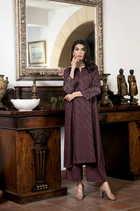 Nishat Linen - 2 Piece - Embroidered Suit - KFW23-109