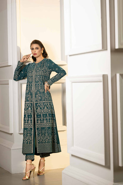 Nishat Linen - 2 Piece - Embroidered Suit - KFW23-11