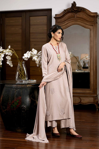Nishat Linen - 3 Piece - Embroidered Suit - KFW23-113