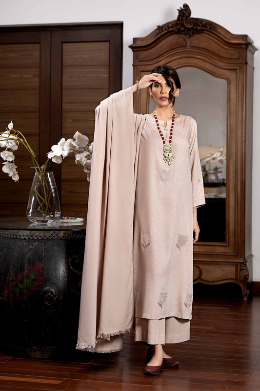 Nishat Linen - 3 Piece - Embroidered Suit - KFW23-113