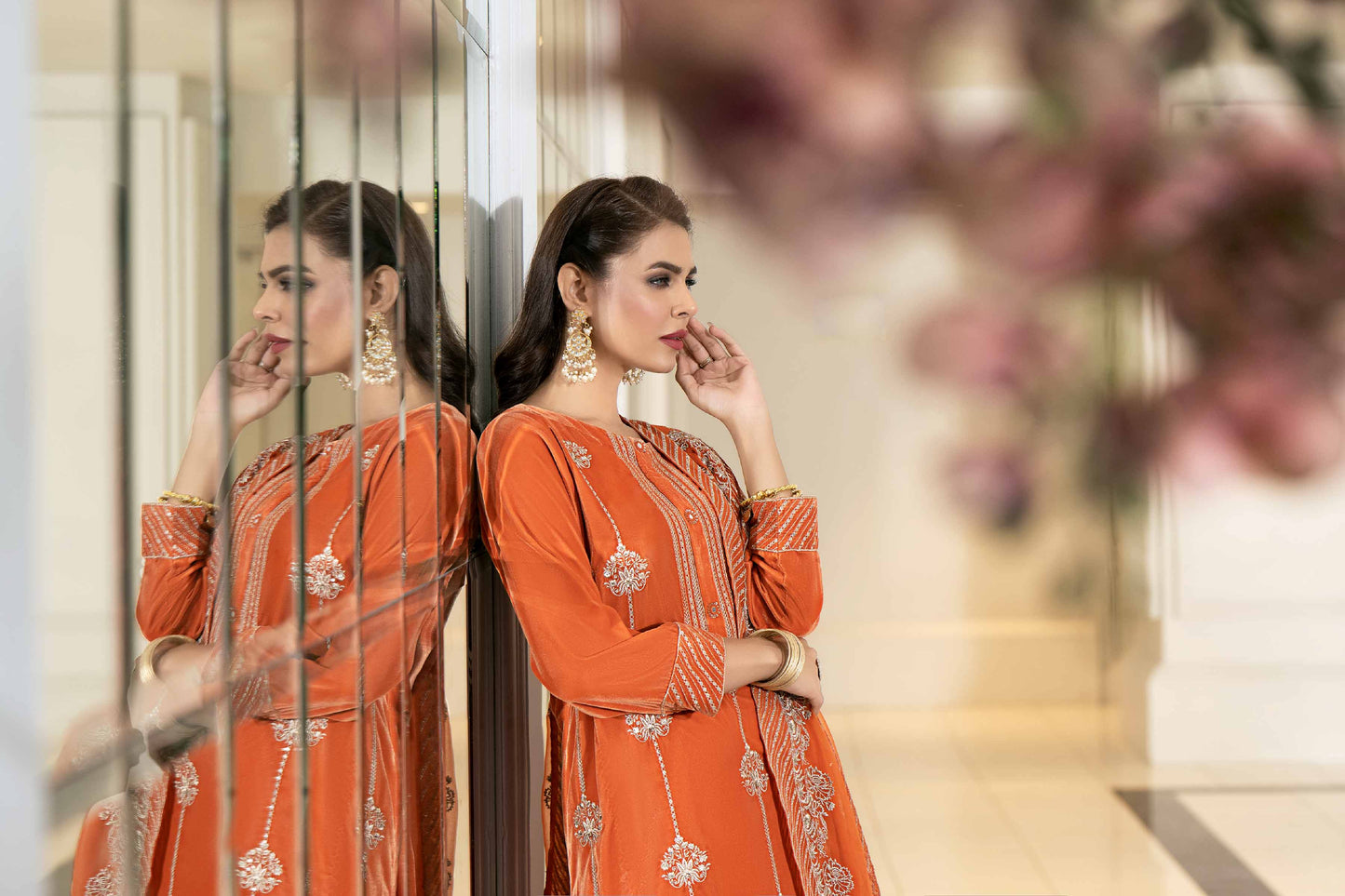 Nishat Linen - 3 Piece - Embroidered Suit - KFW23-13