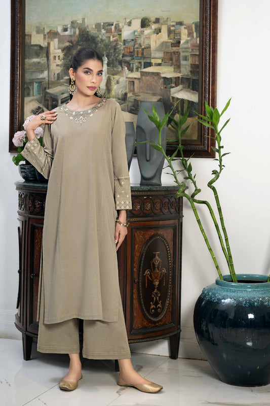 Nishat Linen - 2 Piece - Embroidered Suit - KFW23-14