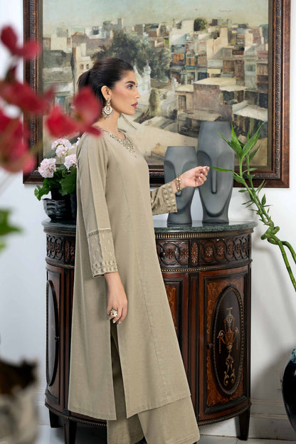 Nishat Linen - 2 Piece - Embroidered Suit - KFW23-14