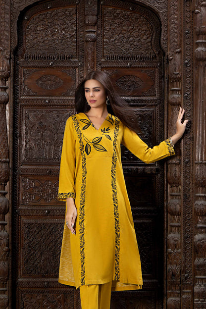Nishat Linen - 2 Piece - Embroidered Suit - KFW23-15