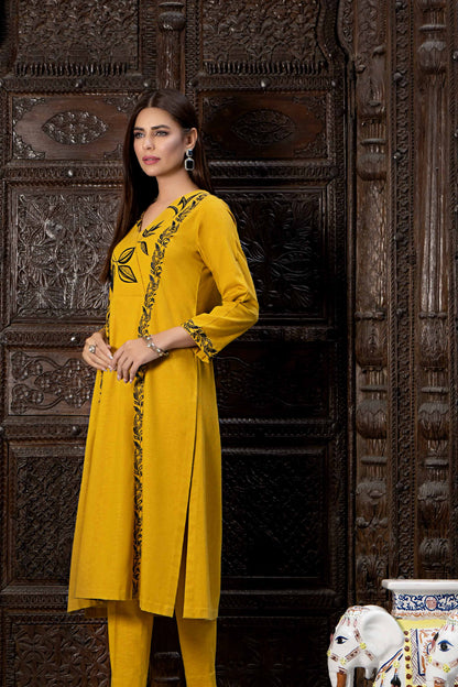 Nishat Linen - 2 Piece - Embroidered Suit - KFW23-15