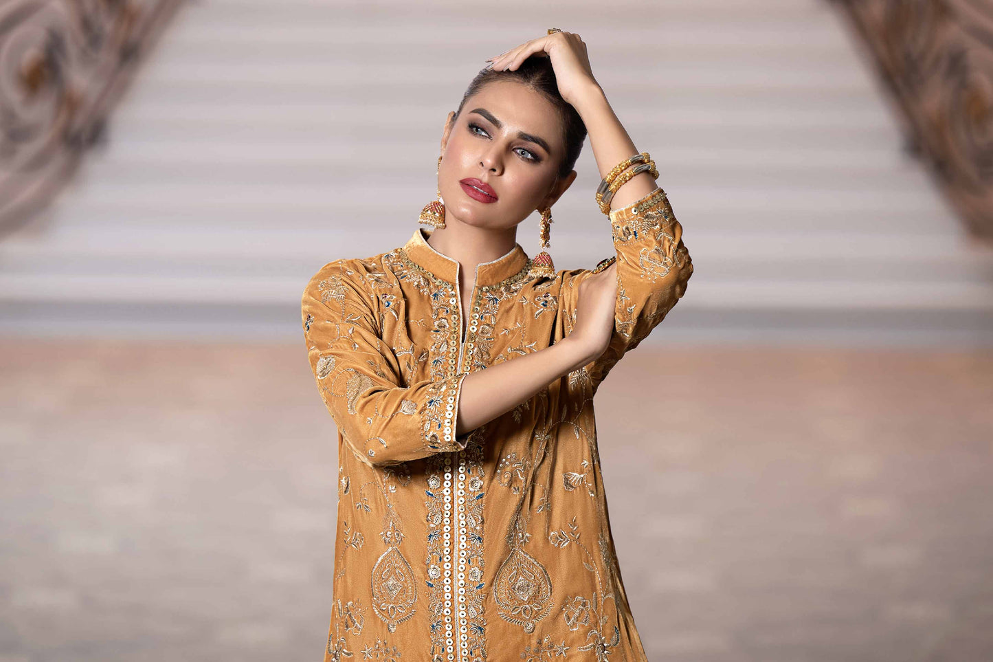 Nishat Linen - 2 Piece - Embroidered Suit - KFW23-16
