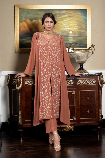 Nishat Linen - 2 Piece - Embroidered Suit - KFW23-18