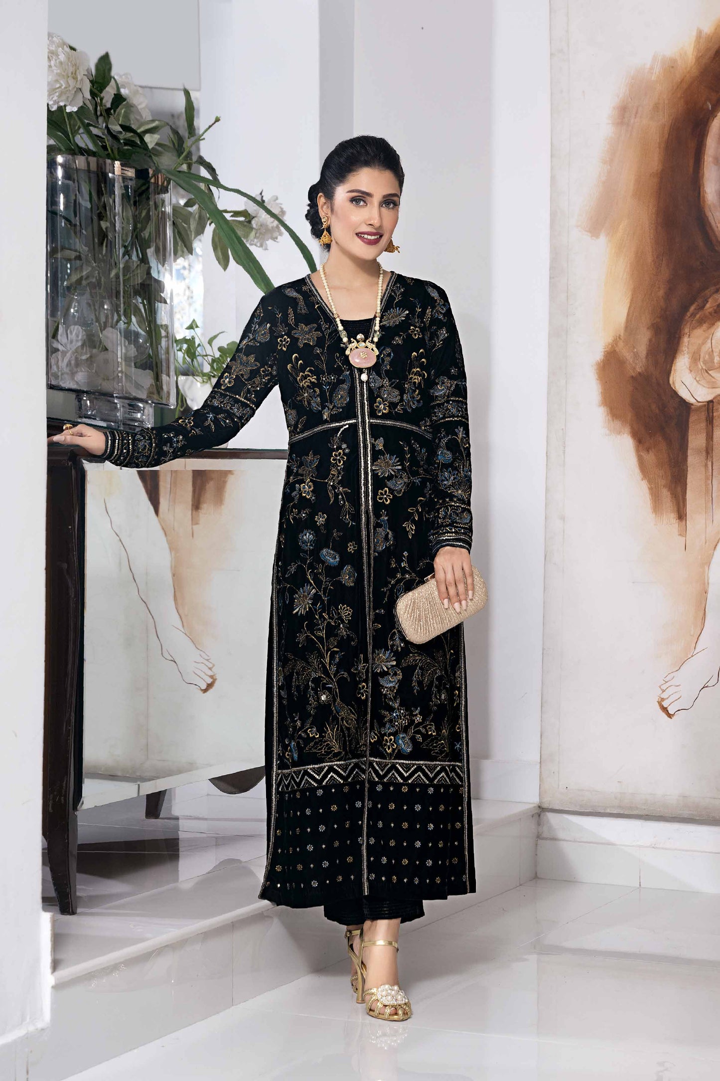 Nishat Linen - 2 Piece - Embroidered Suit - KFW23-21