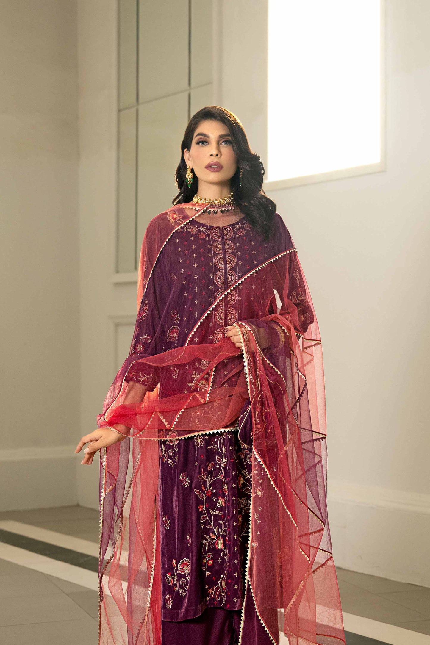 Nishat Linen - 3 Piece - Embroidered Suit - KFW23-25