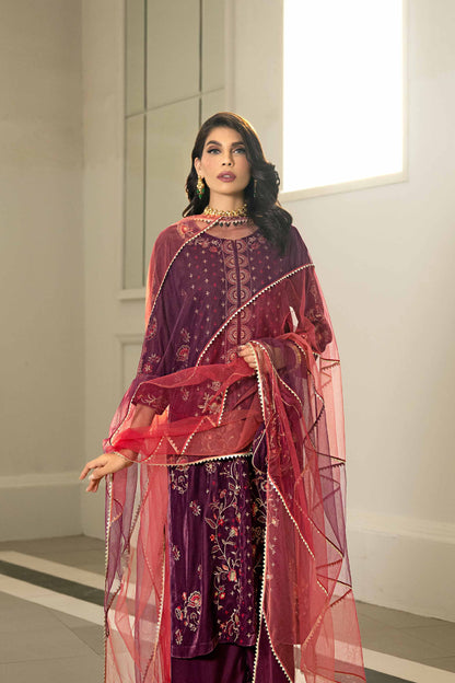 Nishat Linen - 3 Piece - Embroidered Suit - KFW23-25
