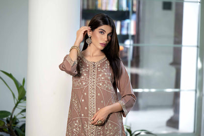 Nishat Linen - 2 Piece - Embroidered Suit - KFW23-28