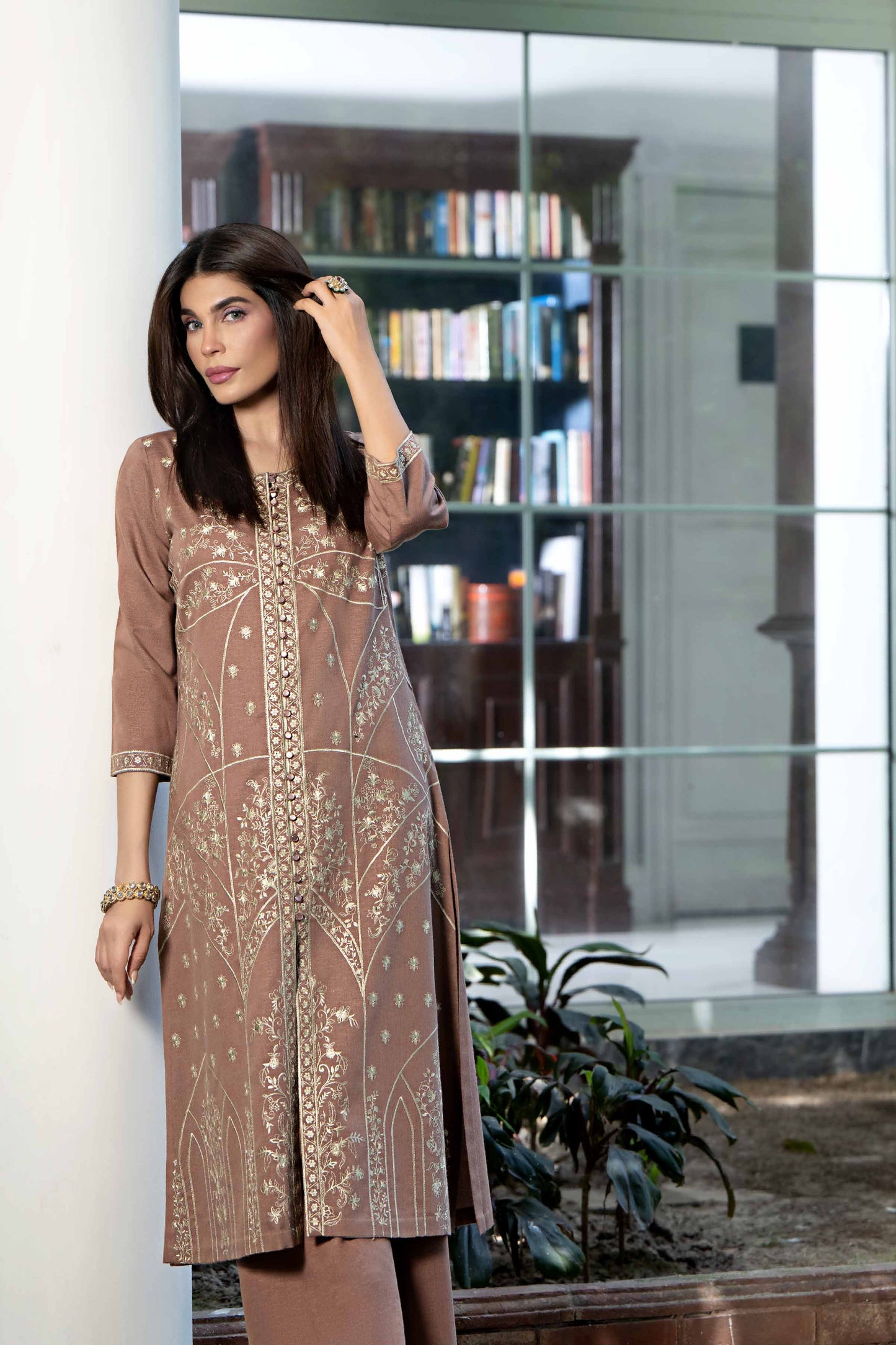 Nishat Linen - 2 Piece - Embroidered Suit - KFW23-28