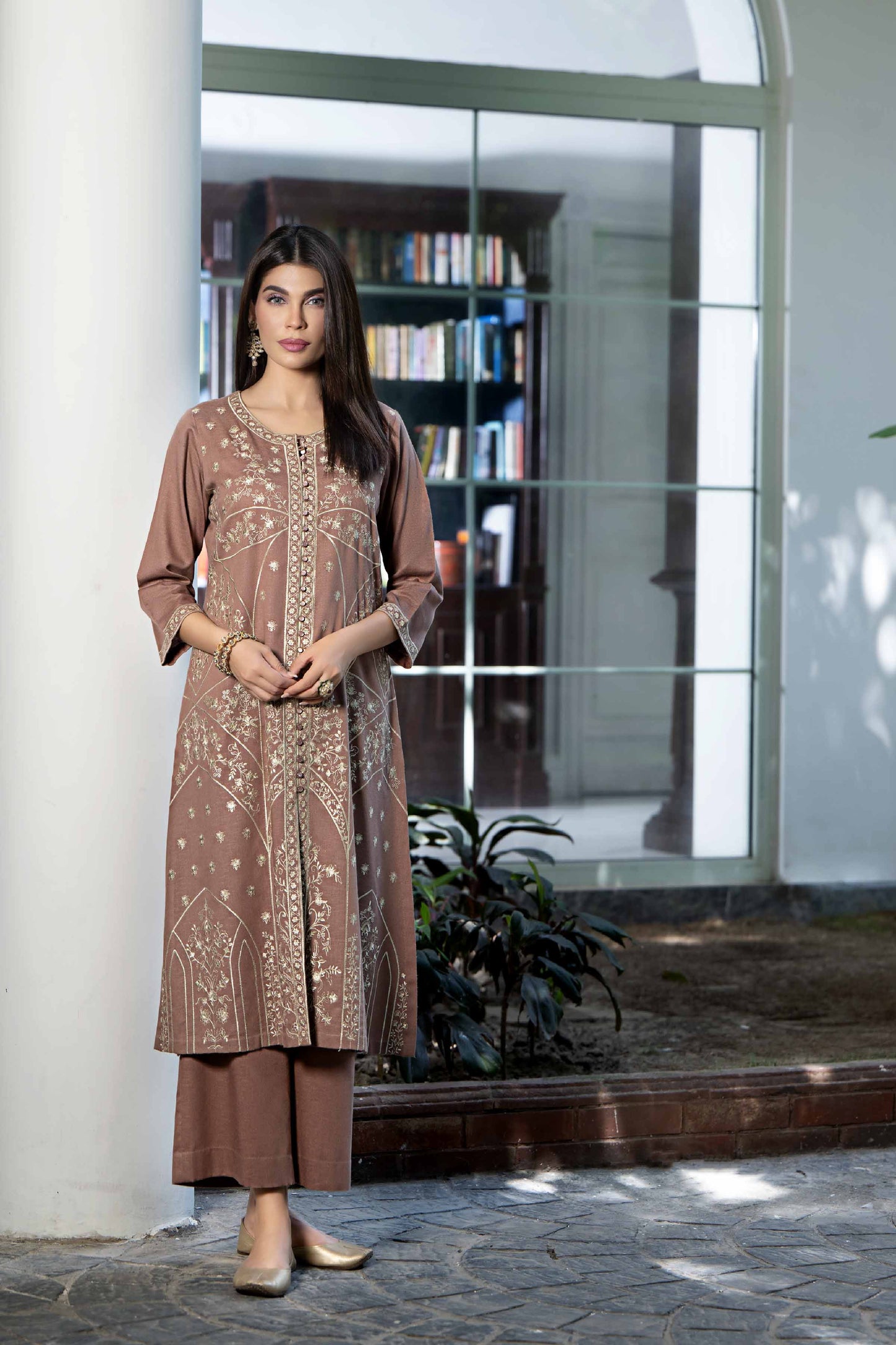 Nishat Linen - 2 Piece - Embroidered Suit - KFW23-28