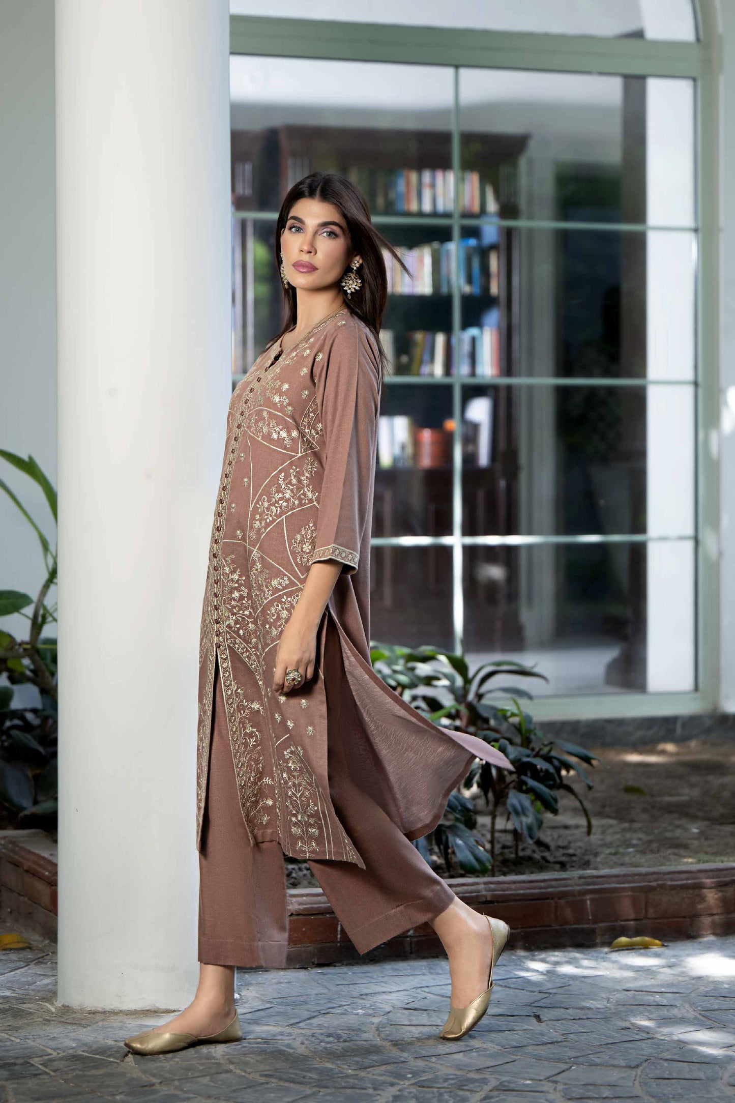 Nishat Linen - 2 Piece - Embroidered Suit - KFW23-28
