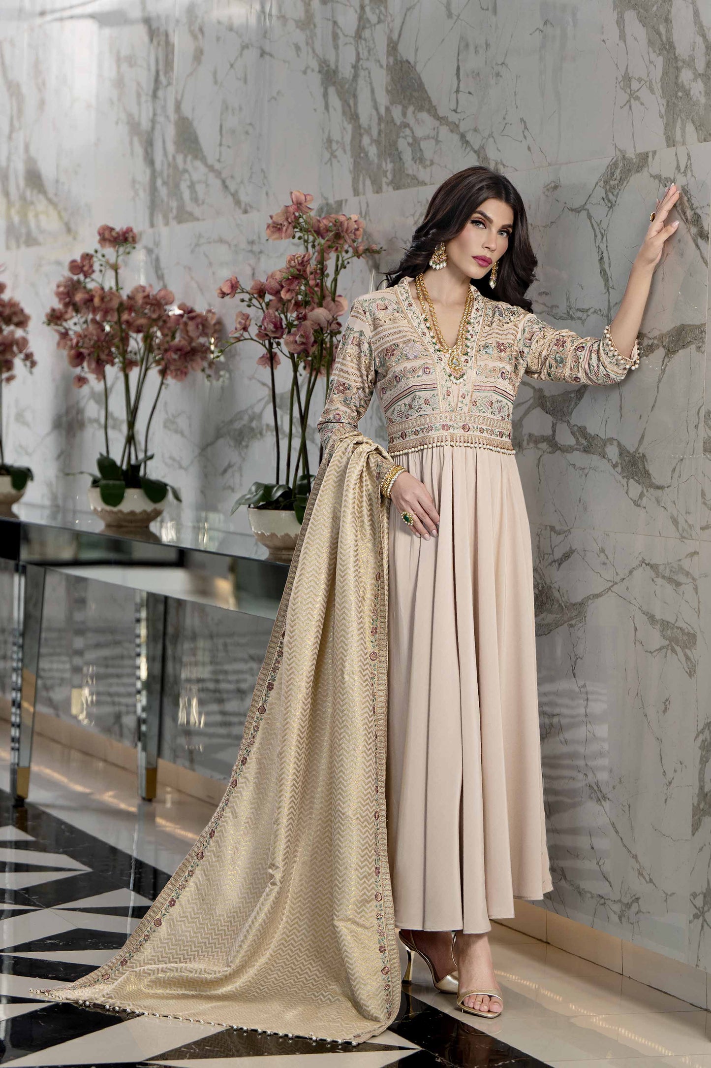 Nishat Linen - 2 Piece - Embroidered Suit - KFW23-29