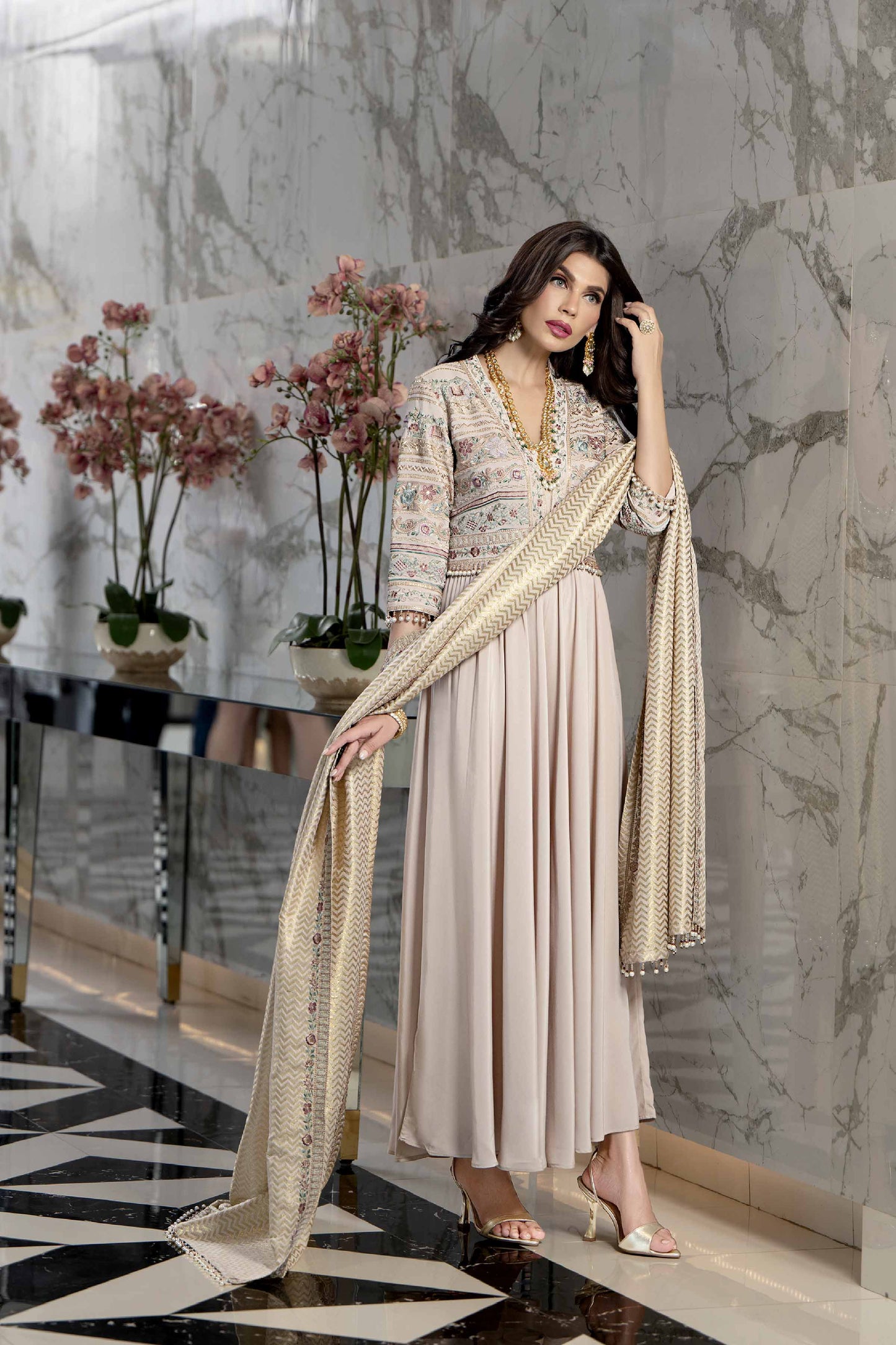 Nishat Linen - 2 Piece - Embroidered Suit - KFW23-29
