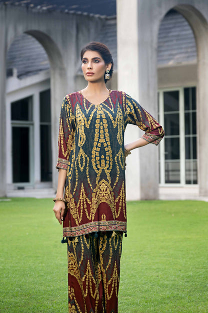 Nishat Linen - 2 Piece - Printed Suit - KFW23-30