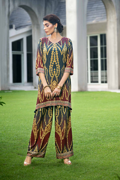 Nishat Linen - 2 Piece - Printed Suit - KFW23-30