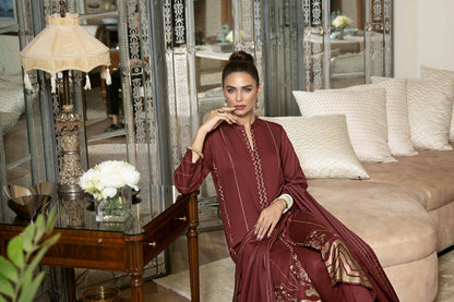 Nishat Linen - 3 Piece - Embroidered Suit - KFW23-31