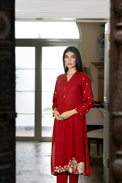 Nishat Linen - 2 Piece - Embroidered Suit - KFW23-32