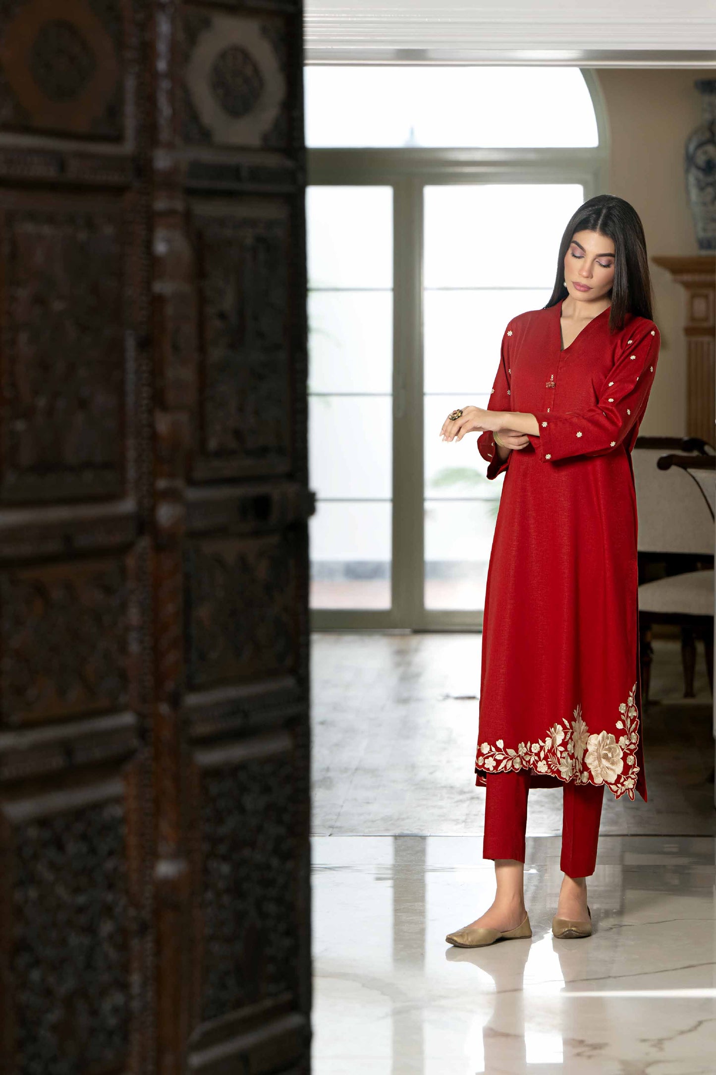 Nishat Linen - 2 Piece - Embroidered Suit - KFW23-32