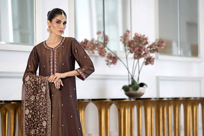 Nishat Linen - 3 piece - Embroidered Suit - KFW23-34