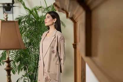 Nishat Linen - 3 Piece - Embroidered Suit - KFW23-39