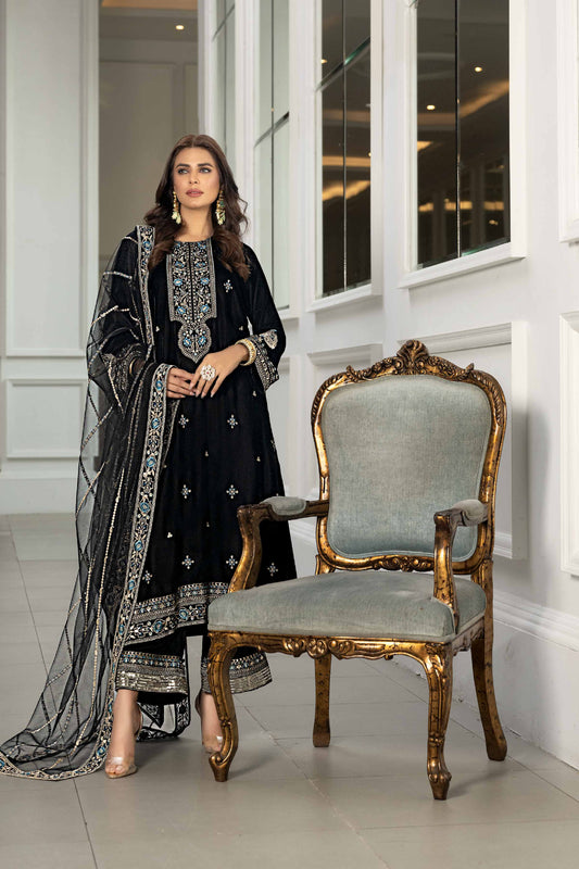 Nishat Linen - 3 Piece - Embroidered Suit - KFW23-41