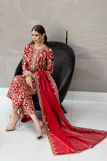 Nishat Linen - 3 Piece - Embroidered Suit - KFW23-42