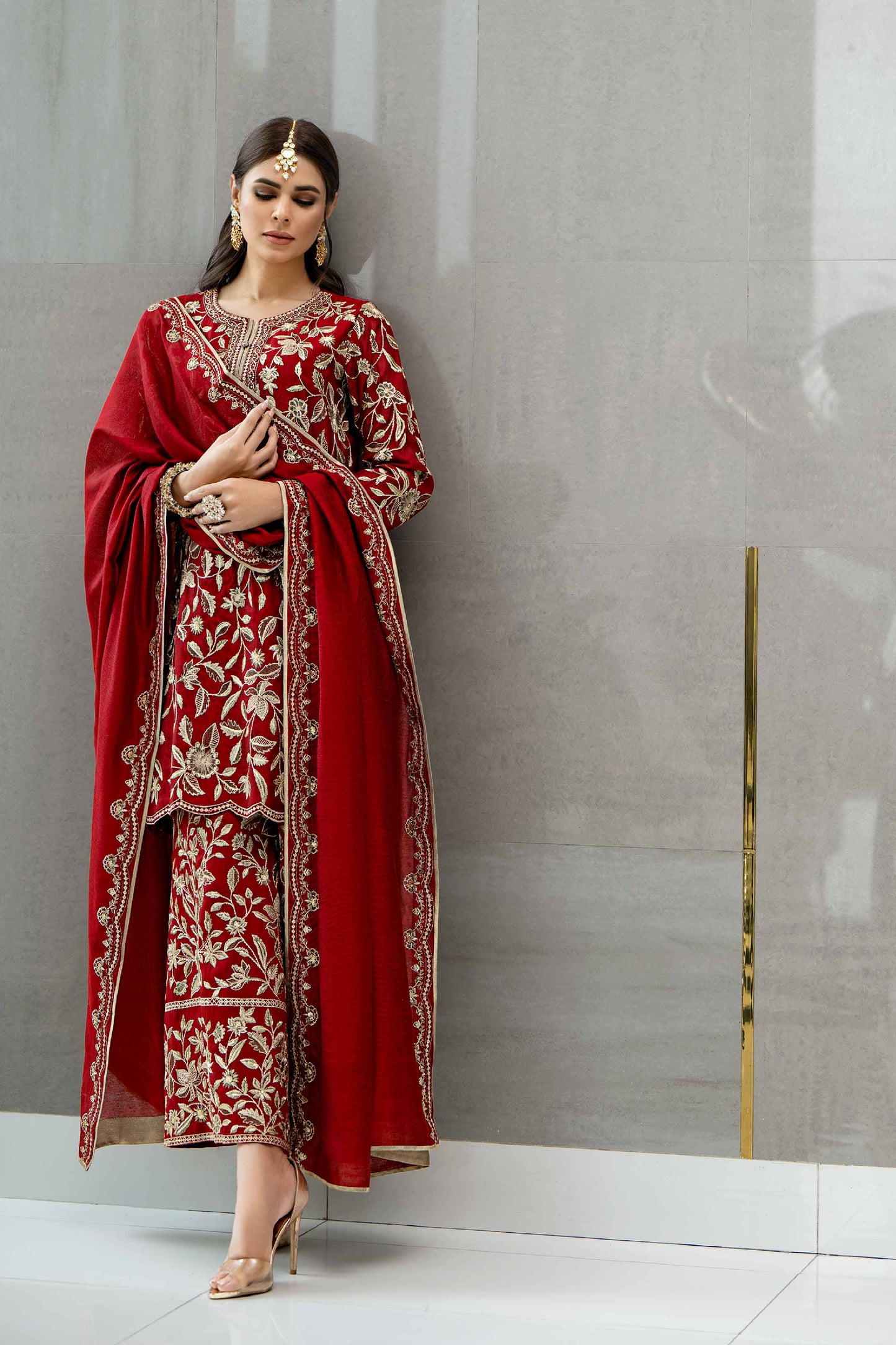 Nishat Linen - 3 Piece - Embroidered Suit - KFW23-42
