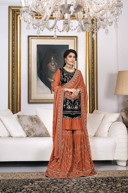 Nishat Linen - 3 piece - Embroidered Suit - KFW23-43