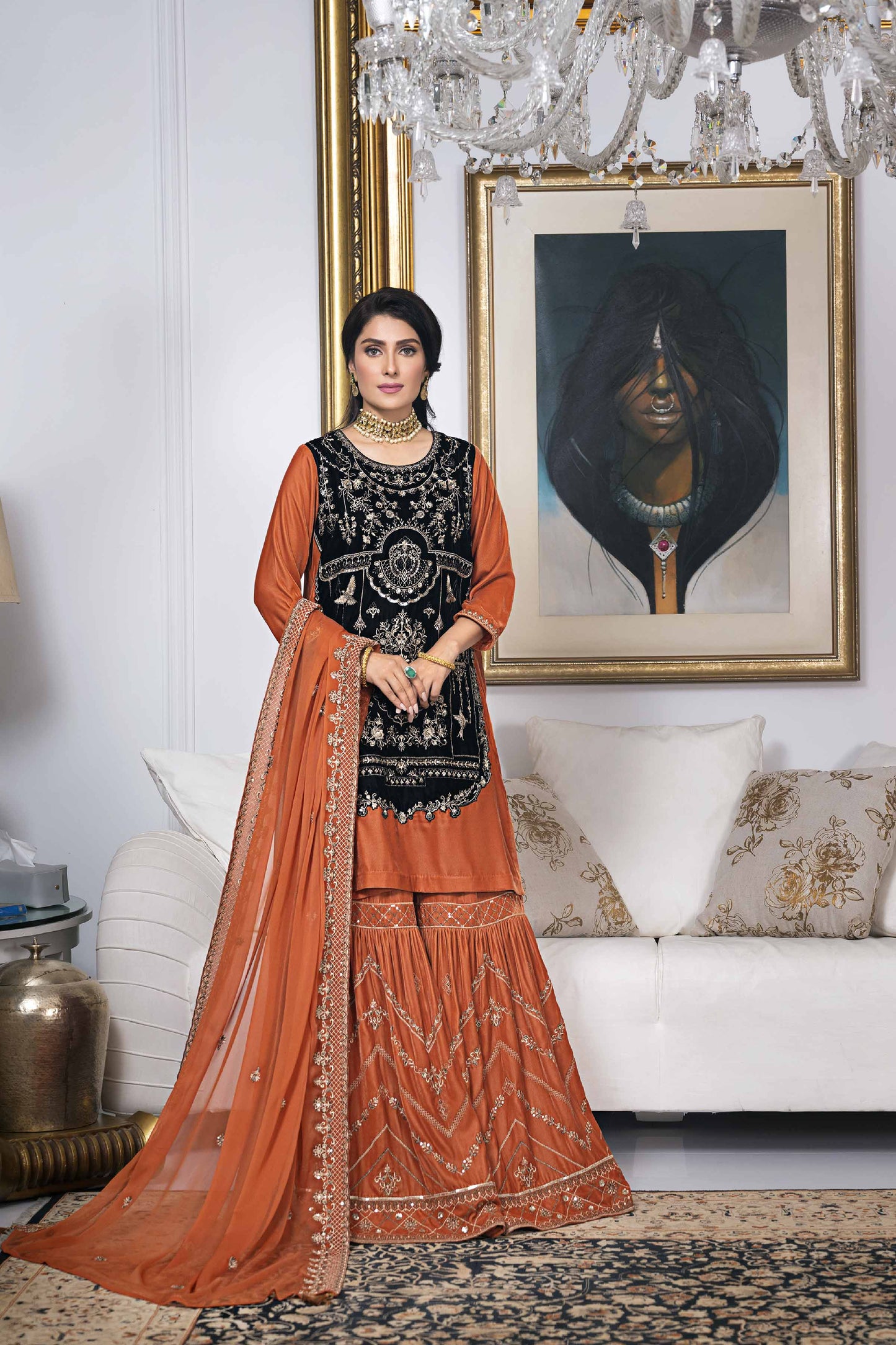 Nishat Linen - 3 piece - Embroidered Suit - KFW23-43