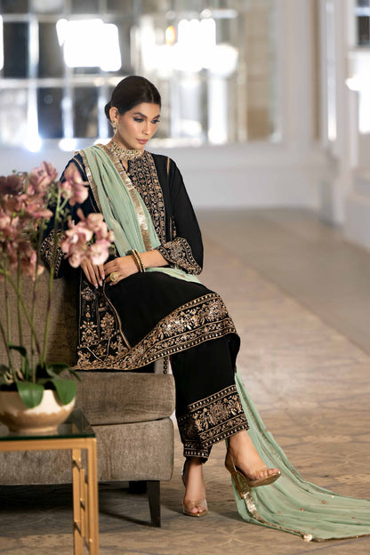 Nishat Linen - 3 Piece - Embroidered Suit - KFW23-44