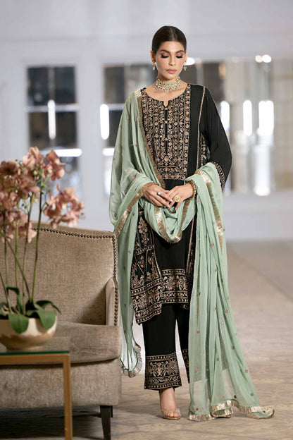 Nishat Linen - 3 Piece - Embroidered Suit - KFW23-44