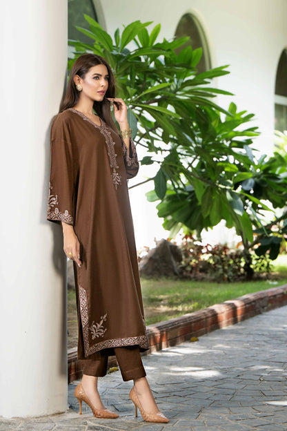 Nishat Linen - 2 Piece - Embroidered Suit - KFW23-45