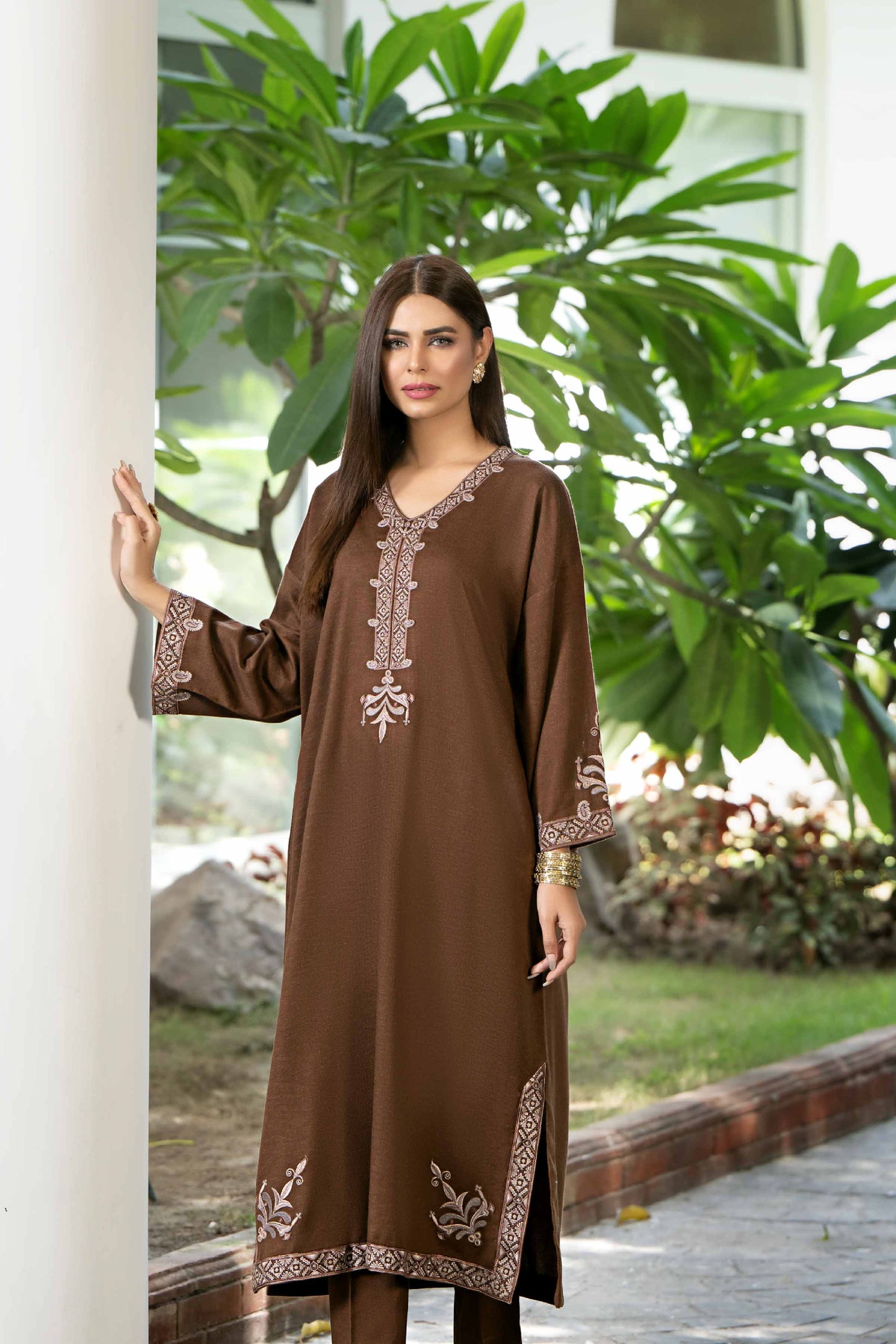 Nishat Linen - 2 Piece - Embroidered Suit - KFW23-45