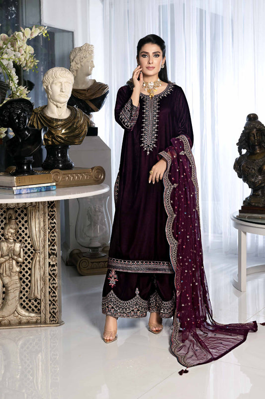 Nishat Linen - 3 Piece - Embroidered Suit - KFW23-46