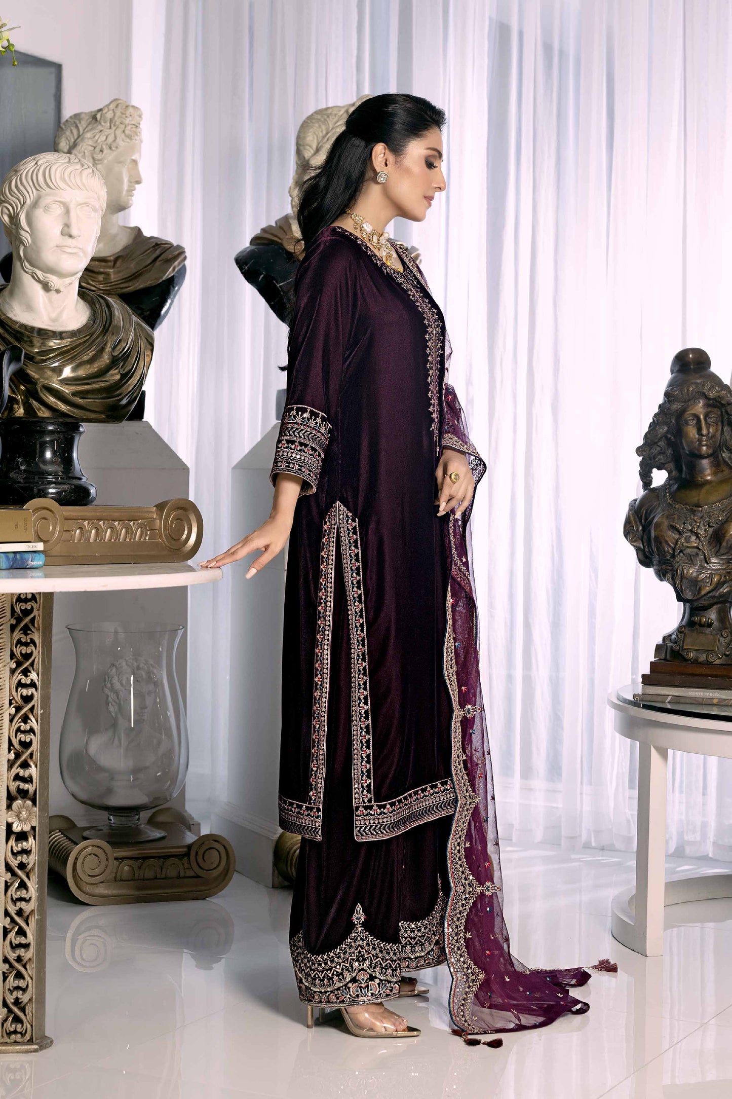 Nishat Linen - 3 Piece - Embroidered Suit - KFW23-46