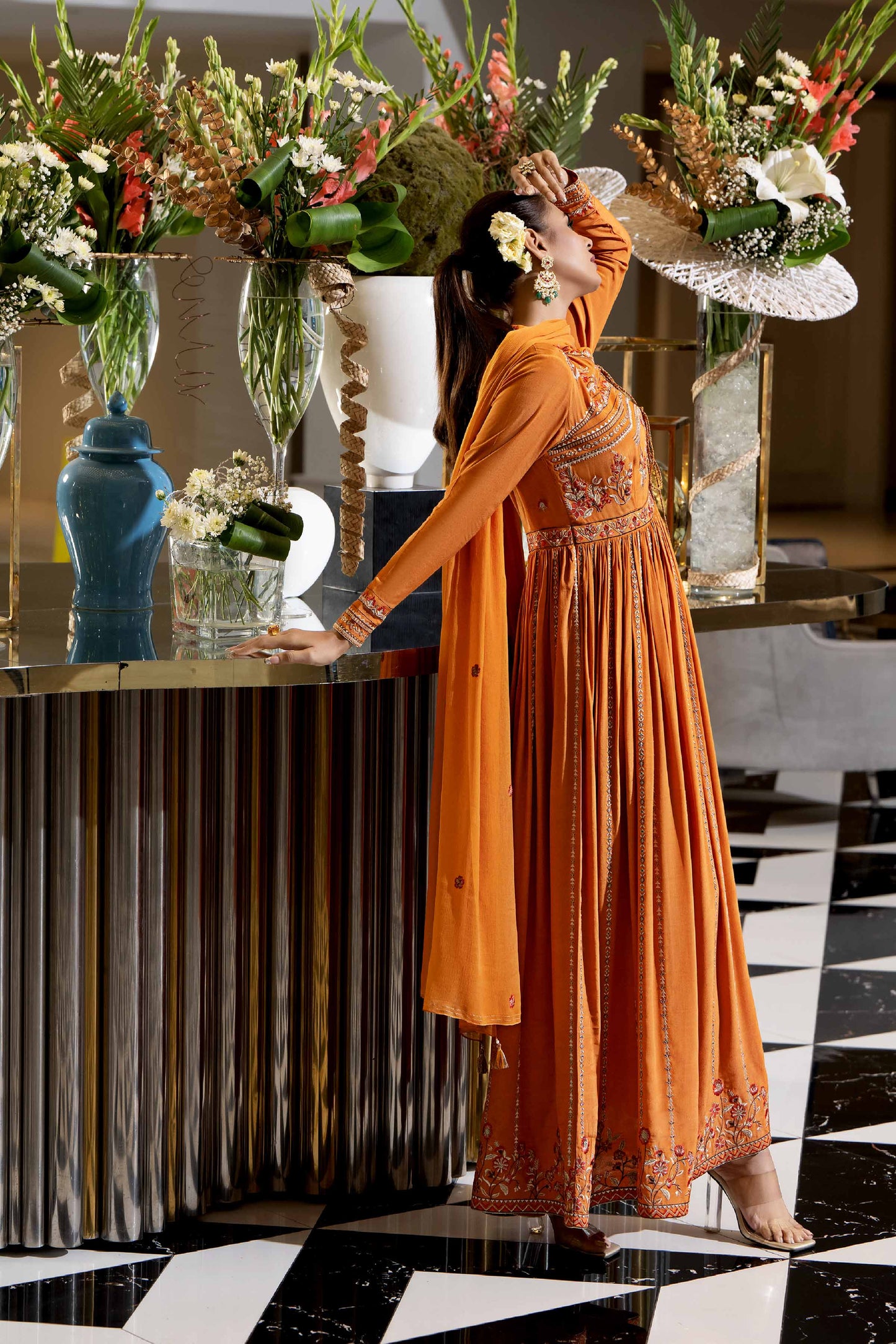 Nishat Linen - 2 Piece - Embroidered Suit - KFW23-49