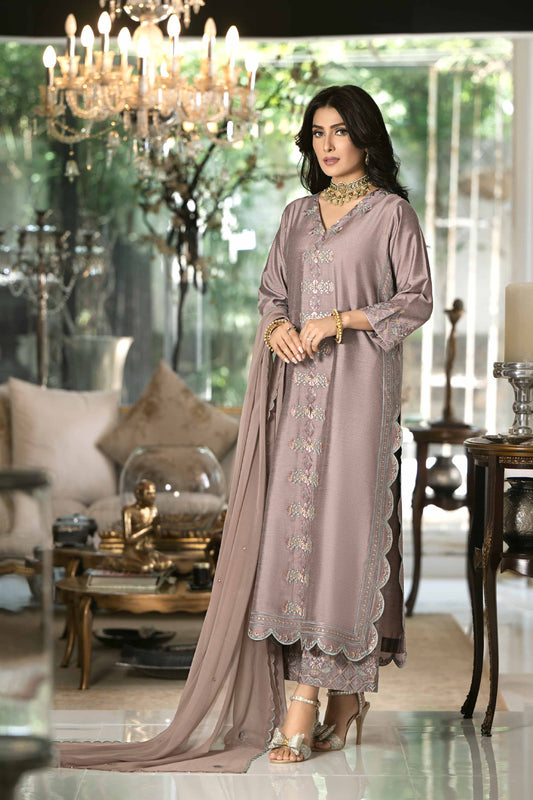 Nishat Linen - 3 piece - Embroidered Suit - KFW23-50