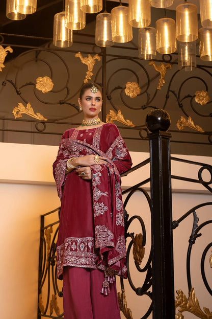 Nishat Linen - 3 Piece - Embroidered Suit - KFW23-51